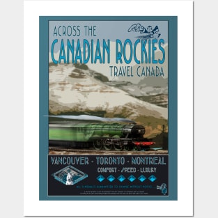 Retro Railway Travel Canada_02 Posters and Art